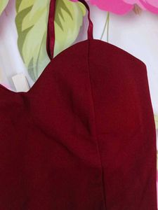 (1200)Burgundy Cami Top