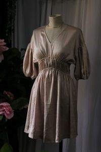 H&amp;M Elegant Champagne Dress