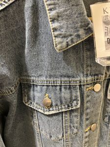 Denim Jacket with Lace