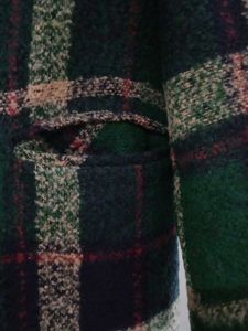 Green Plaid Coat
