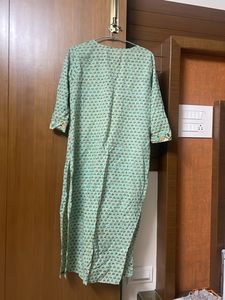 Elegant Printed Kurta With Pants And Dupatta