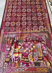 Kantha Embroidery Saree
