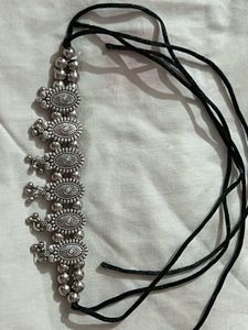 Oxidised Silver Tone Necklace