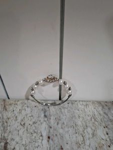 Pearl & Rhinestone bracelet🫶🏻