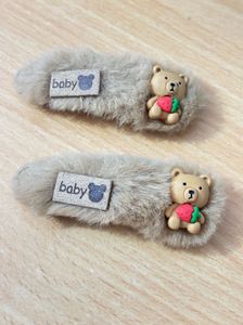 Cute Bear Baby Hair Clips