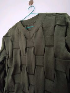 Textured Knit Pullover🍹🎀