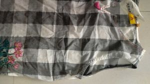 Girls' Checked Top