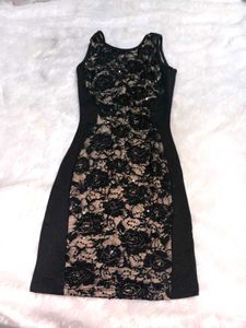 Lace Detail Party Dress