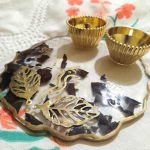 Resin Pooja Thali Set