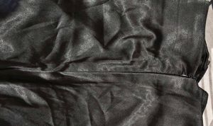 Elegant Black satin skirt