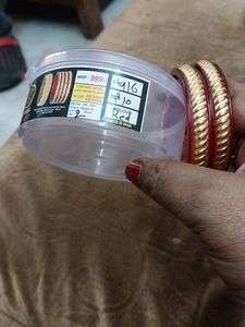 Red &amp; Gold Bangles
