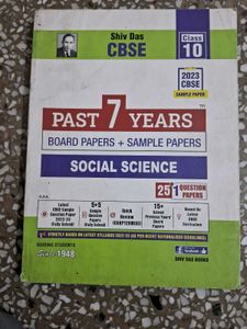 Class 10 CBSE Shiv Das Maths , Sst, Science Books