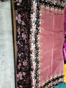 Floral Print Fabric Piece