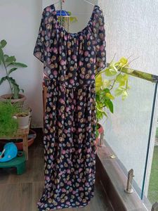 Polka Dot Maxi Dress