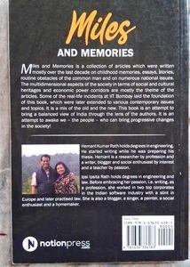 &#34;Miles And Memories&#34; By Hemant Kumar Rath