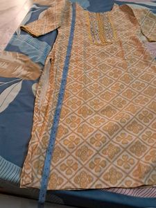 Pure Muslin NECK Design  Kurta N  TROUSER