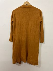 Mustard Open Cardigan