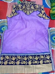 VELVET KURTA WITH DUPATTA