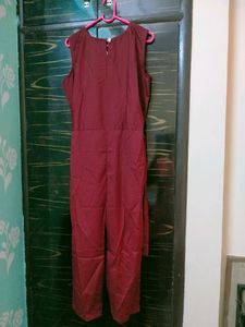 Maroon Jumpsuit