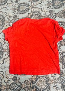 Red Basic Tshirt , Light green top , White Tee
