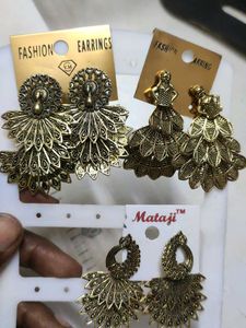 Peacock Drop Earrings