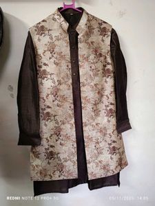 Men&#39;s Ethnic Jacket &amp; Kurta Set for wedding