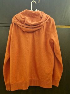 Orange Hoodie with Fleece Lining