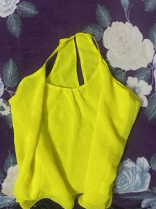 Neon Yellow Tank Top