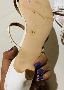 White Heels Girl Or Women