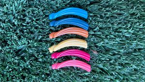 Colorful Banana Hair Clips