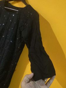 Elegant Black Kurta