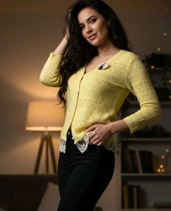 Crotchet Yellow Top