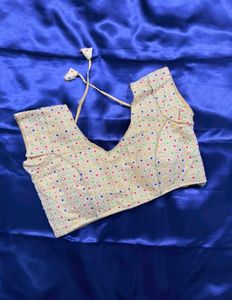 Embroidered Blouse Ivory