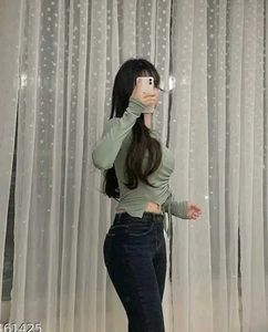 Sage Green Ruched Long Sleeve Top