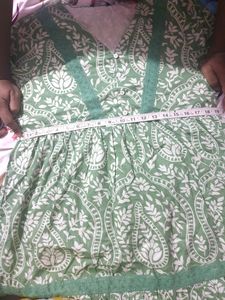 Zudio Mehendi Green Dress