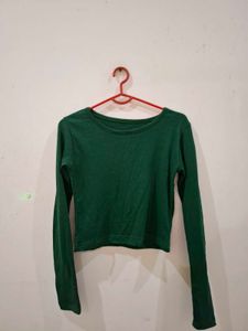 Green Long Sleeve Tee