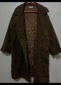 Dejou Brown Unisex Overcoat