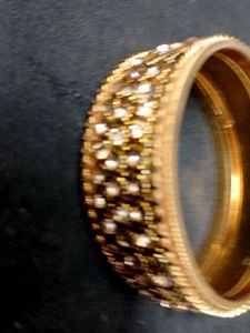 Bangle Golden Colour Coated Set Of 2