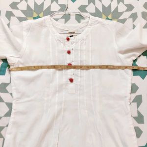 White Cotton Kurta