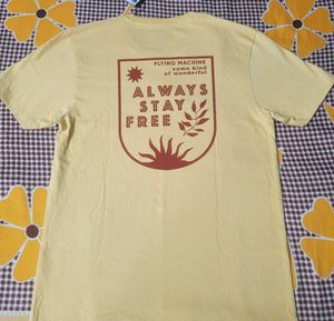 Flying Machine Backprint Tshirt Size-M
