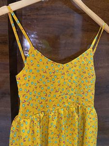 Shein Mustard Mini Dress