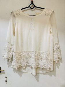 Lace Detail Top
