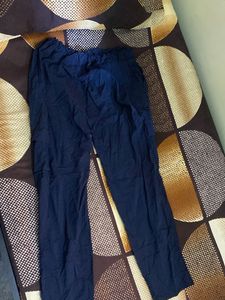 Navy Blue Casual Pants