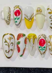 Beauty &amp; the Beast Press-On Nails