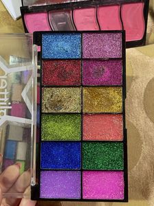 Eyeshadow Eyeglitter And Blush Palette