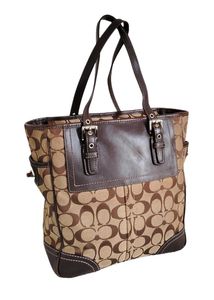 Authentic Coach Signature Shoulder Tote Bag
