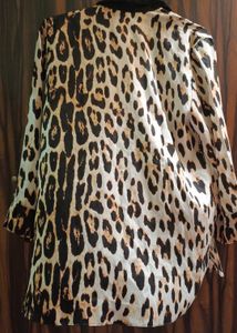 Tiger print Shirt With 3/4 Sleeve