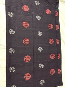 Hakoba/Schiffli Block Printed Fabric