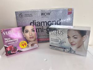 Facial Kit Bundle: VLCC, Lotus Herbals, WOW