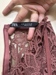 Lace Detail Mini Dress